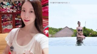 'ユン・ジョンス♥' ウォン・ジンソ、ビキニ姿でこんなポーズとは…余分な肉が一切ないから