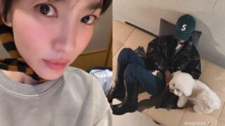 ソン・ヘギョ、顔を隠しても全部見える…クールな装いで愛情たっぷりのデートを「キャッチ」