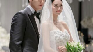 シン・ミナ＆キム・ウビン、世紀の結婚式本式写真公開…眩しいウェディングマーチ