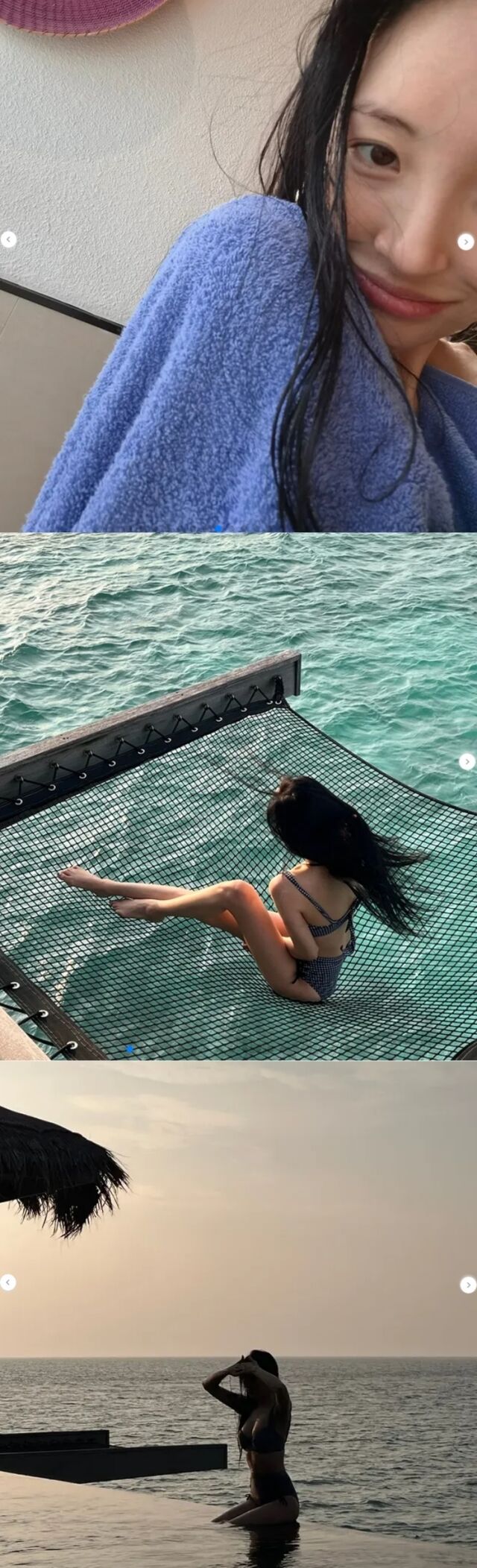 ソンミ、息をのむビキニ姿で挑発…一緒にシャワーを浴びる男性は誰?