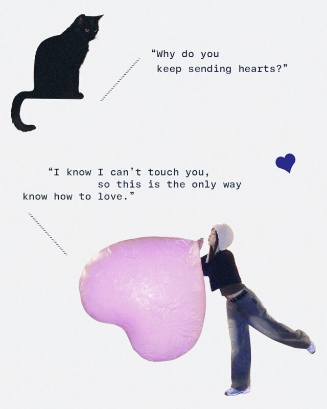 チュウ、こんな姿は初めて...「メガネの金髪少女」。