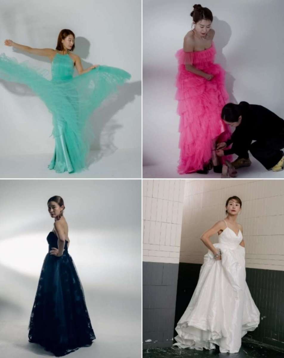 "どうやって管理してるんですか"...50歳でも男性が街で番号を聞いてくるという女優のドレスルック