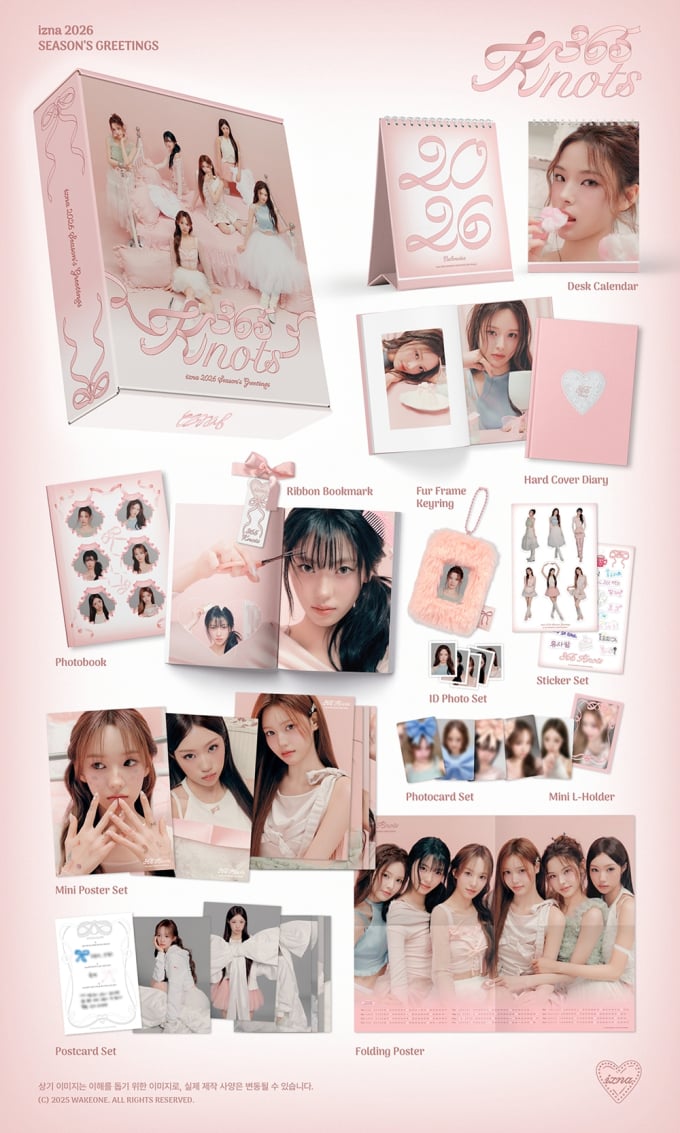 イズナ、デビュー初シーズンのグリーティングをリリース