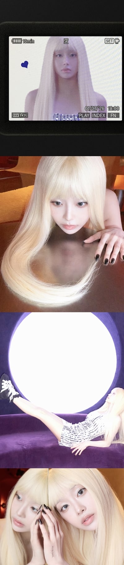 チュウ、神秘的なサイバー少女変身