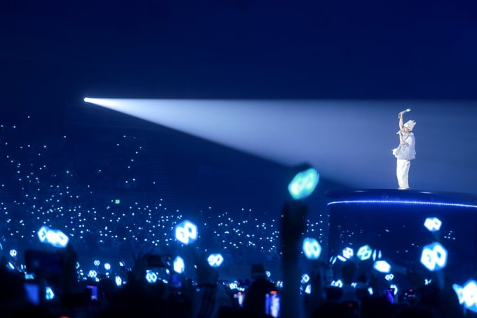 ベクヒョン、アンコールコンサートの最終フィナーレ