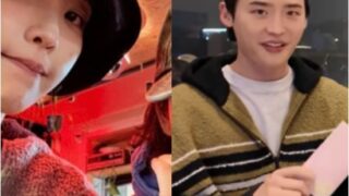 「違う服なのに？」…「♥イ・ジョンソク」IU、カップルルック疑惑に自ら登場