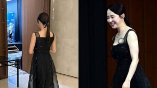 どれほど美しかったのか…学生時代に狂った美貌で「全校生徒」を廊下に列をなさせた女優のドレスルック