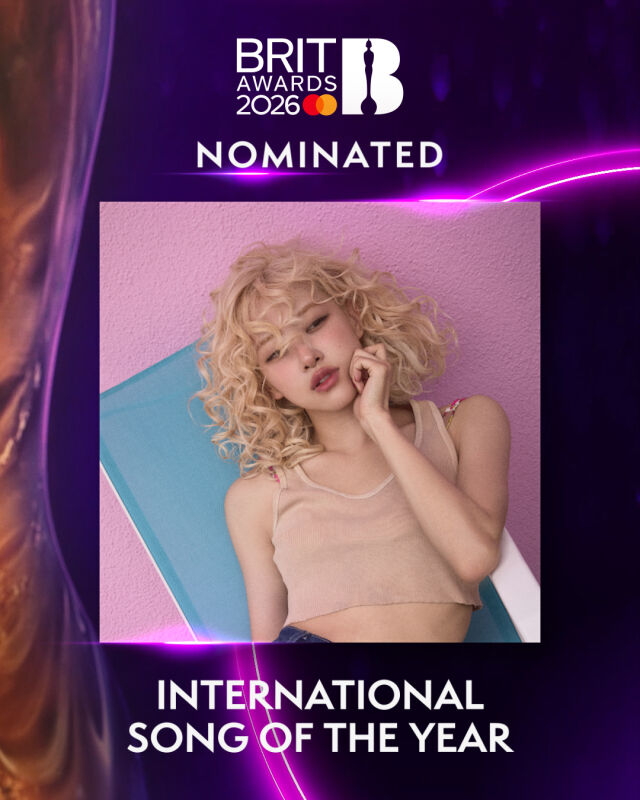 BLACKPINKのロゼ、英国の心臓部を貫いた…「アパート」ブリット・アワードノミネート