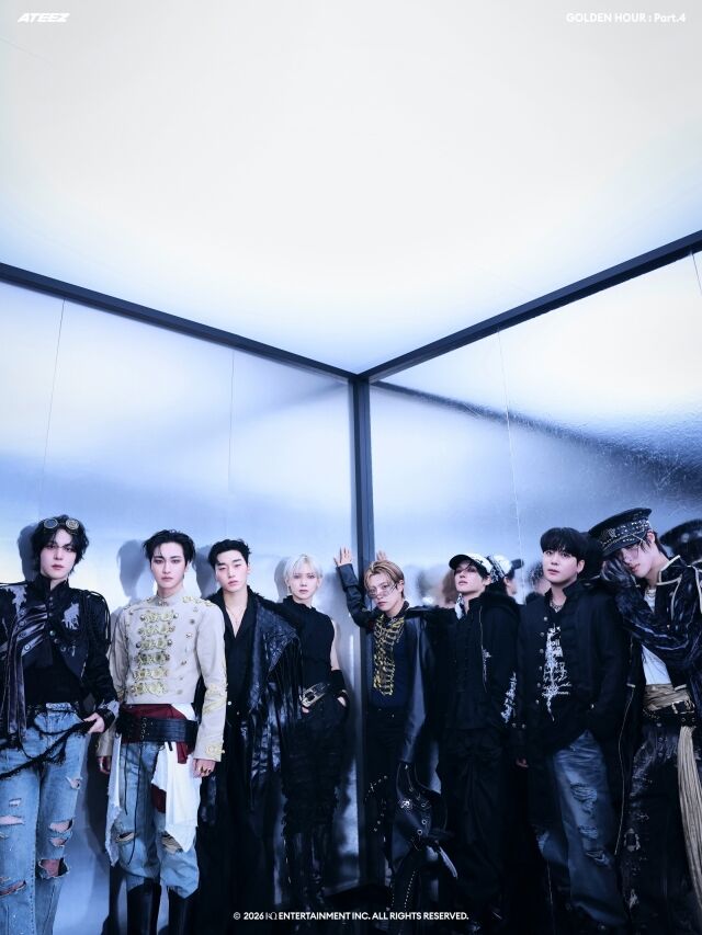 ATEEZ、最後のフォトベールを脱いだ…断片化された空間の中の「圧倒的な存在感」