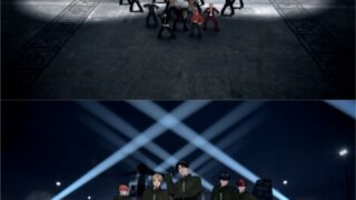 'バーチャルアイドル'スキンズ、メガクルー群舞シーン・世界観を演出