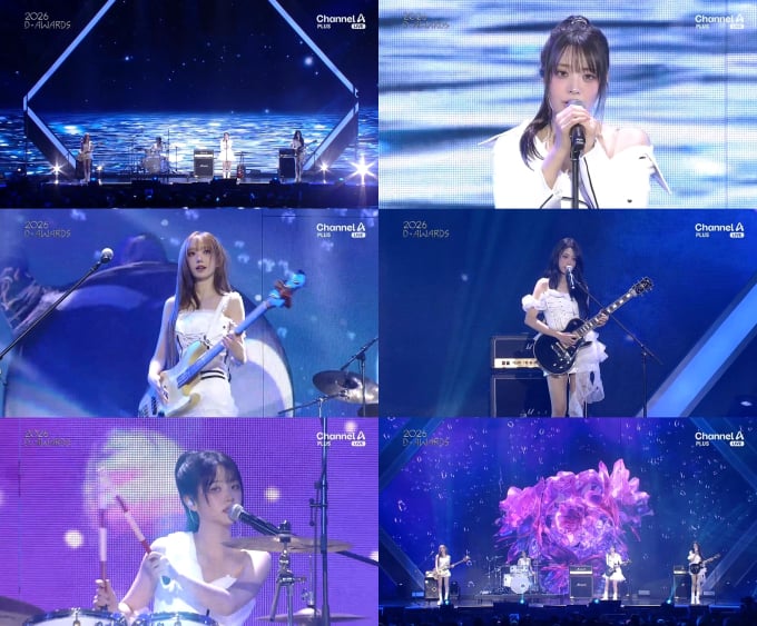 QWER、『The Awards』で2冠を達成