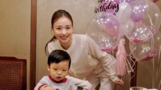 孫妍在、子二歳の豪華な誕生日パーティー