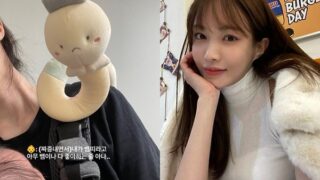 未婚の母・ソ・ミンジェ、一人で育児する近況を公開…抱っこ紐をつけて「奮闘中」