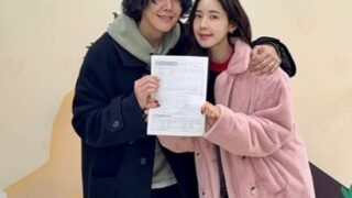 クレオ・チェ・ウンジョン、結婚6ヶ月で婚姻届提出