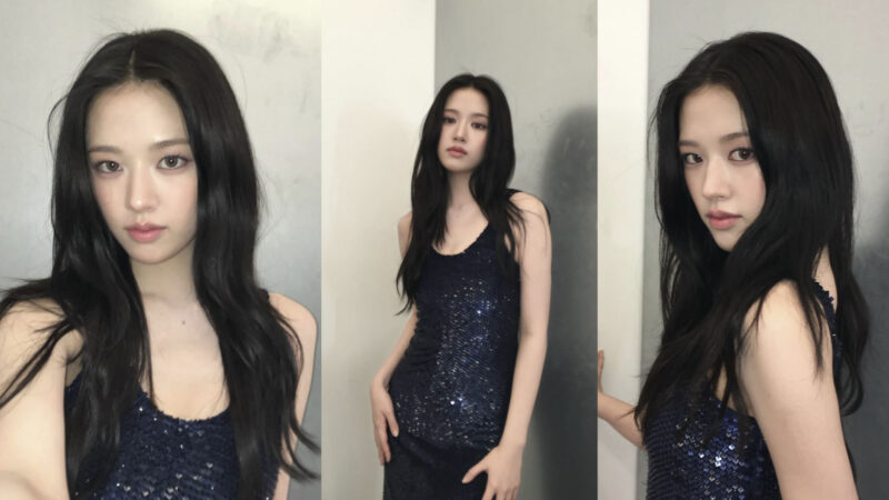 アン・ユジン、スパンコールドレスで完成した魅惑的な美しさ