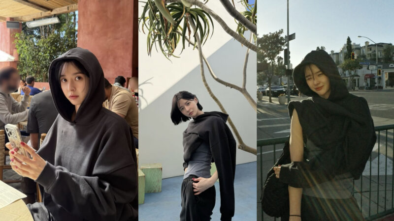 クォン・ナラ、LAで伝えた近況...オールブラックのパーカールック「視線集中