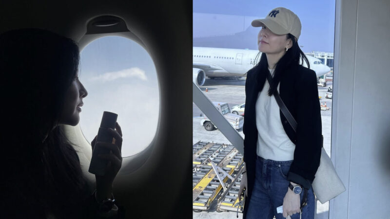 イ・ヨンエ(55歳)、飛行機の中でも熱烈な美貌...クァンクー空港ルックに視線が集まる