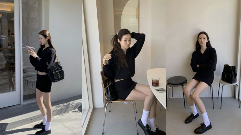 チャ・ジョンウォン、オールブラックファッションで完成したミニマルなデイリールック