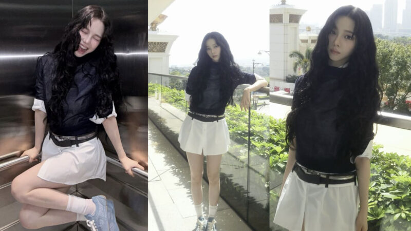 カリーナ、カジュアルな装いなのにこのレベル…「非現実的なビジュアル」が注目を集める