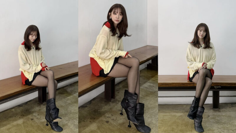 ユン・ウンヘ（41歳）、ルーズフィットのニットにミニスカート…「完璧なプロポーション」が際立つ