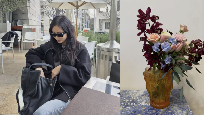 コ・ソヨン（53歳）、ブラック×デニムの組み合わせ…「ノーメイク風」ファッションにも「圧倒的なオーラ」