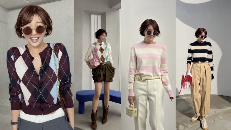 チェ・ウンギョン（53歳）、「ストライプ対アーガイル？」…選択に迷わせるファッション対決