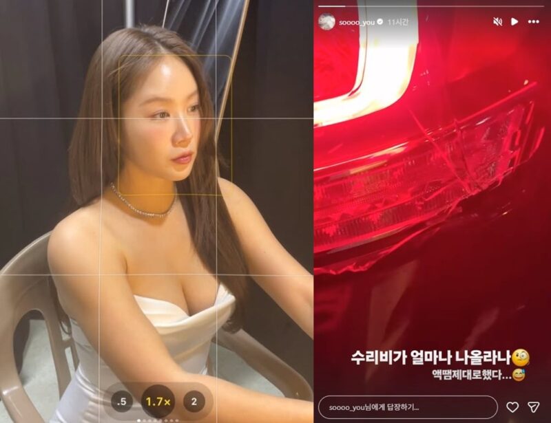 修理代はいくらかかるんだろう…ソユ、車のリアランプが「ガシャン」と壊れたのは何事？