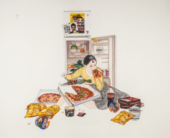 [韓国画家キム・ヒョンジョンが描く韓国の肖像 ④] 3月の肖像：再出発を迫る圧力と小さな慰めたち