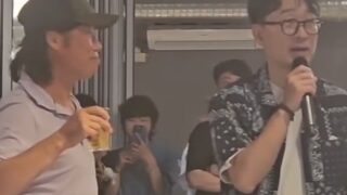 1100人突破「王者男」、チョンパーティーの様子