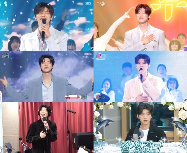 パク・ジヒョン、初動25万枚→全曲チャートイン...'トロット王子'を証明した初のレギュラー活動