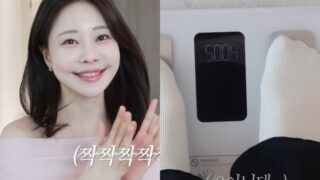 アヨイ、人生初の50kgを記録し、お腹の肉を公開…「1週間で3kg減量」