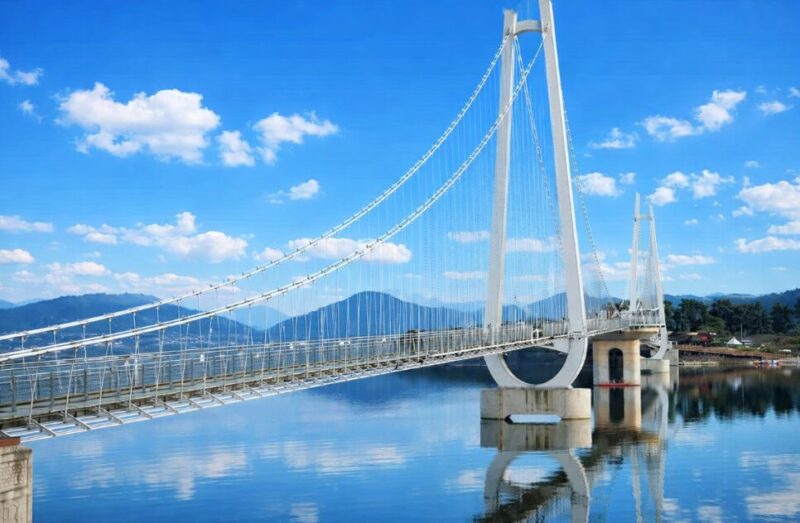 "11景の中で最高と言われるのには理由があった"...国内最長の600m吊り橋の風景