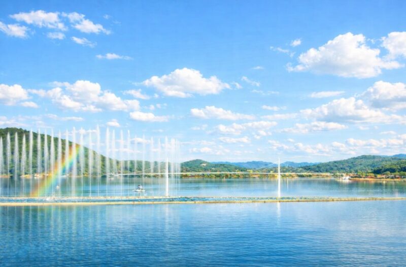 "11景の中で最高と言われるのには理由があった"...国内最長の600m吊り橋の風景