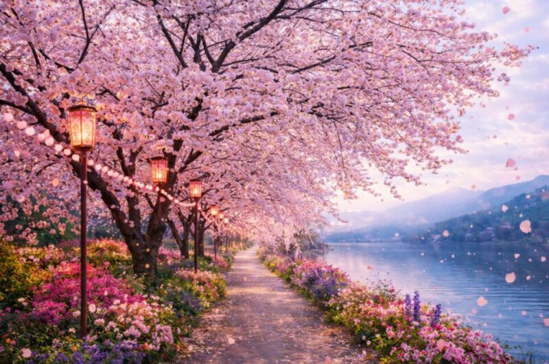 "ソウルの近くに58万㎡の桜の湖があるなんて"...毎年春になると人が集まる隠れた名所