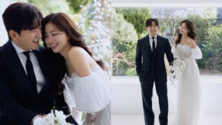 イ・ミヌ♥イ・アミ、眩いばかりのウェディングフォトを公開