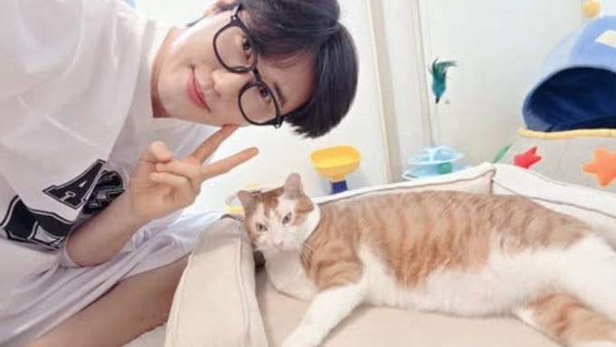 シンソン、山火事から生き残った子猫「ナビ」の物語を語る…「素敵な家族に出会えますように」