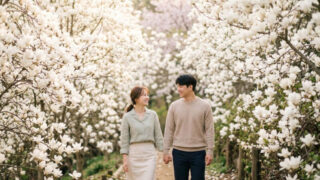 「今週行かなければ、また1年待たなければなりません」桜よりも貴重な「純白の女王」、金海のモクレンの森