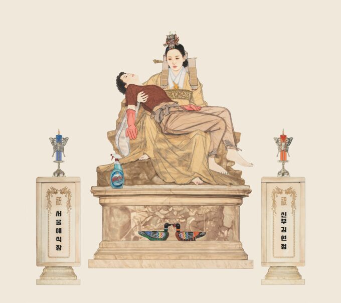 [韓国画家キム・ヒョンジョンが描く韓国の肖像⑥] 妻、母、おばさんとして消えていく女性