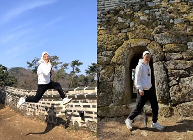 「江南許浚」のパク・ヨンファン、南漢山城での春の行楽の様子…明るいエネルギーが注目を集める