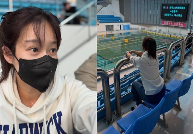 ヒョンヨン、水泳選手の娘への応援…「水泳選手の母」の日常を公開