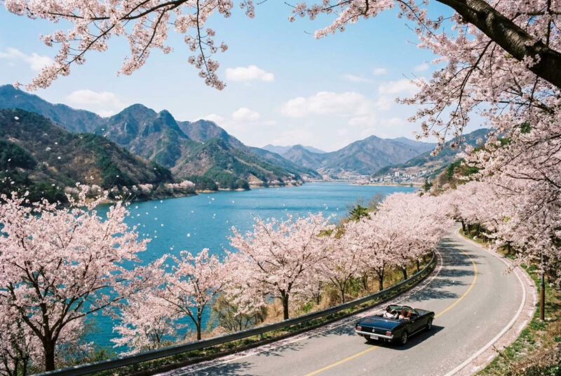 「汝矣島の桜の5倍の長さ？」地元の人だけが知る秘密の桜の名所、史上最高の忠清道旅行スポット