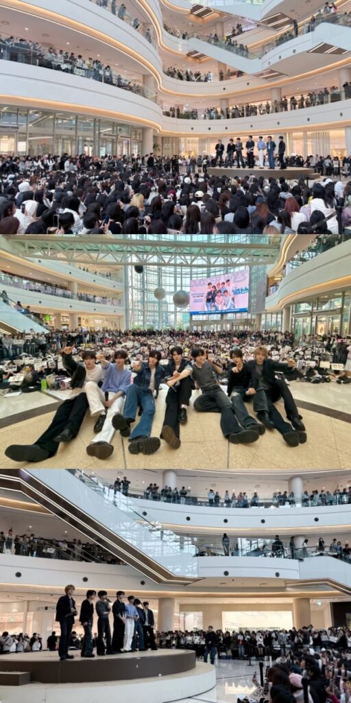 クルユア、1周年記念サプライズバスキングを成功させる