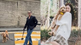 隠せない「新婚」...ビョンヨヨン♥ティファニー、同じ愛犬を抱きしめ「大喜び」。