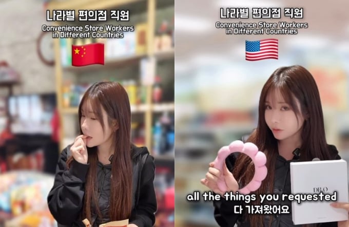 ジュニ、「国別コンビニ店員」動画が話題...楽しい共感コンテンツに注目