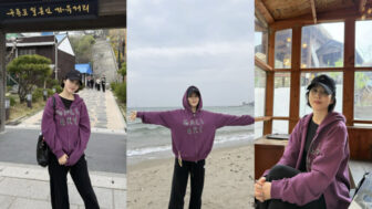 ハン・ヘジン(44歳)、浦項沖で'余裕爆発'...フード付きジップアップで完成させた旅行ルック