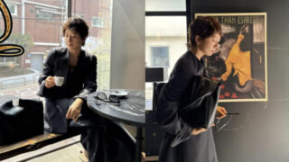 キム・ヒエ（58）、大胆なショートヘアにイメチェン　黒コーデで魅せる「圧倒的オーラ」