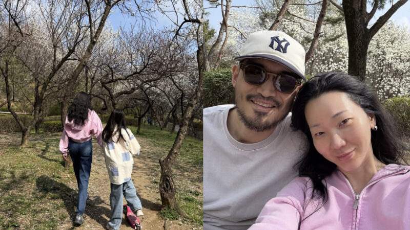 チャン・ユンジュ（45）、娘との春の散歩…飾らない日常を公開