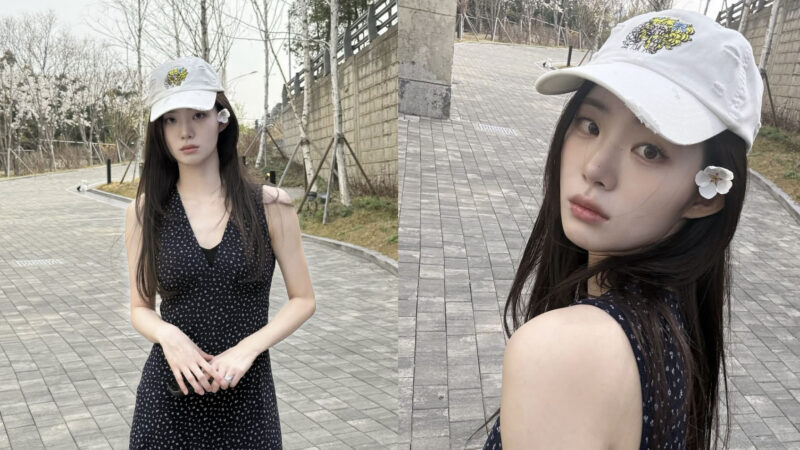 シンシア、ノースリーブワンピで華奢な魅力全開