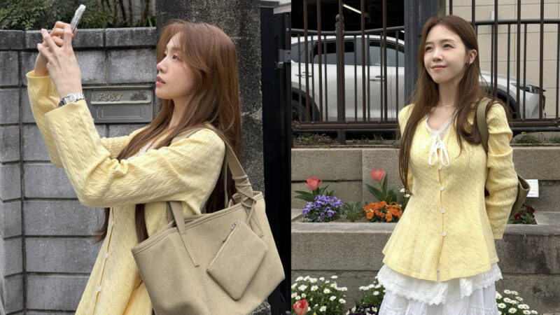 オン・ジュワン(42)♥パン・ミナ(32)、春の装いで旅行デート…爽やかなカップルルックが話題