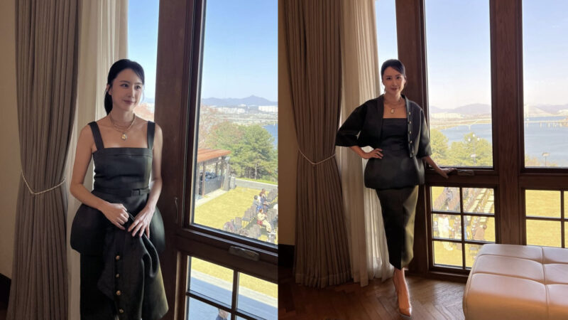 ホン・ウニ(46)、ユ・ジュンサンも惚れ惚れ…ホテルで輝くドレス姿が話題